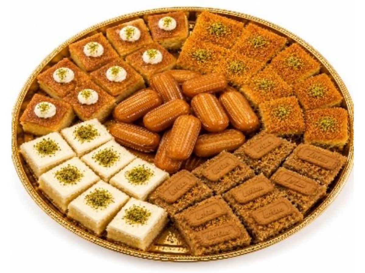 صينية حلا قشايط مشكل